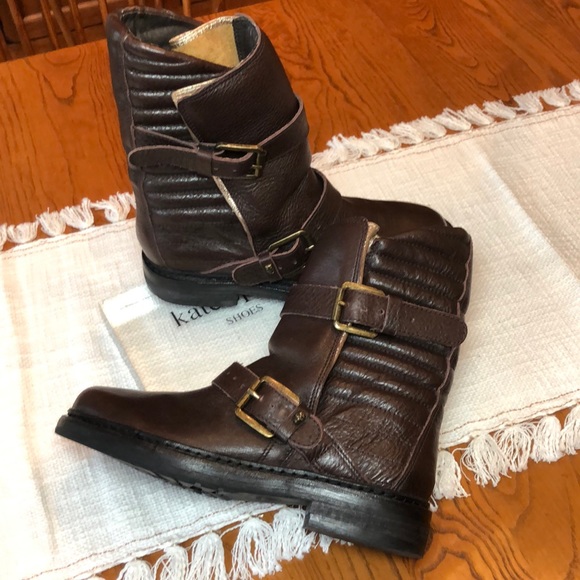 Zadig & Voltaire 'Ginger' Ranger Leather Boots - Picture 2 of 8